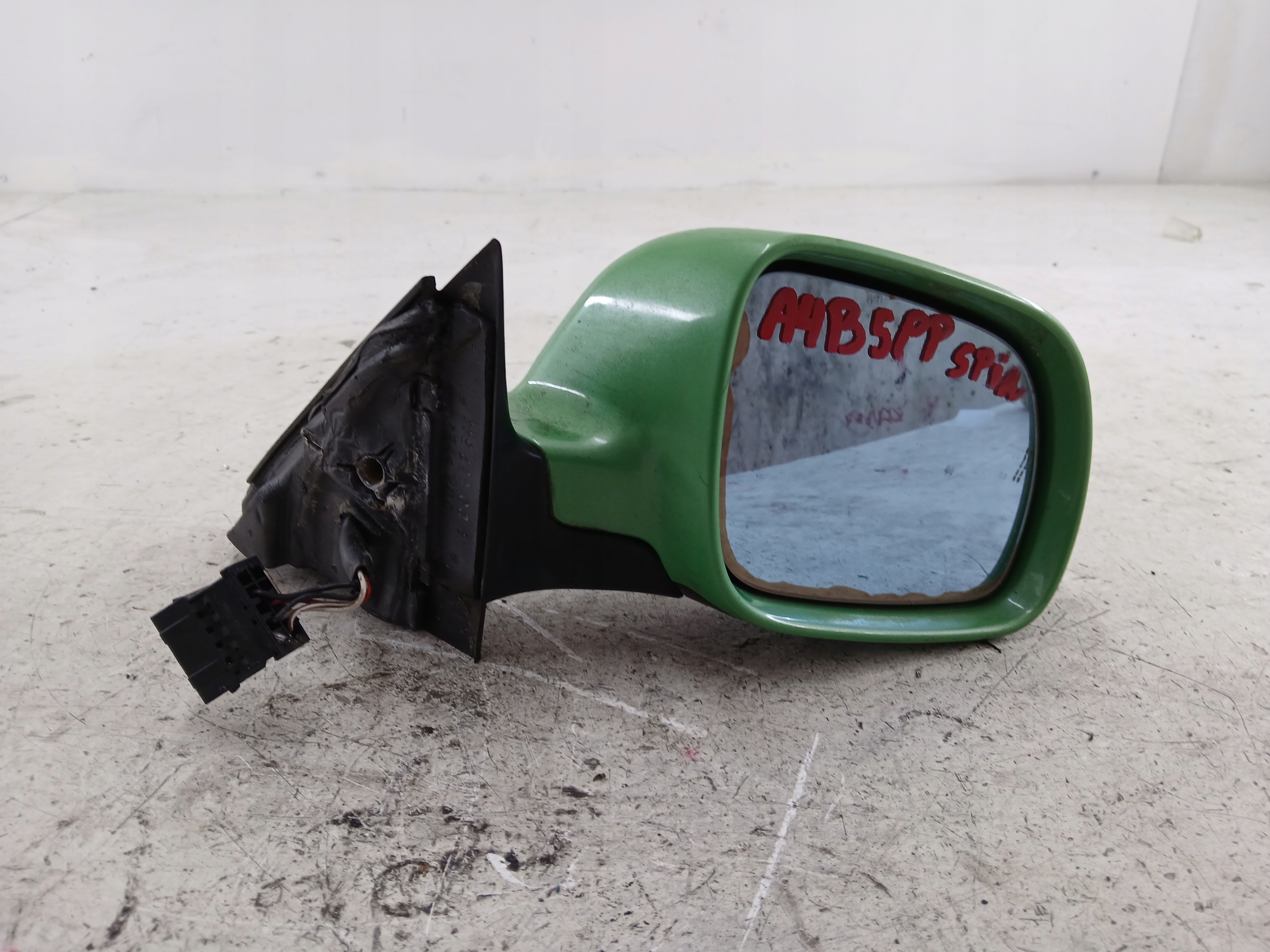 AUDI A4 B5 mirror right 5 PIN green