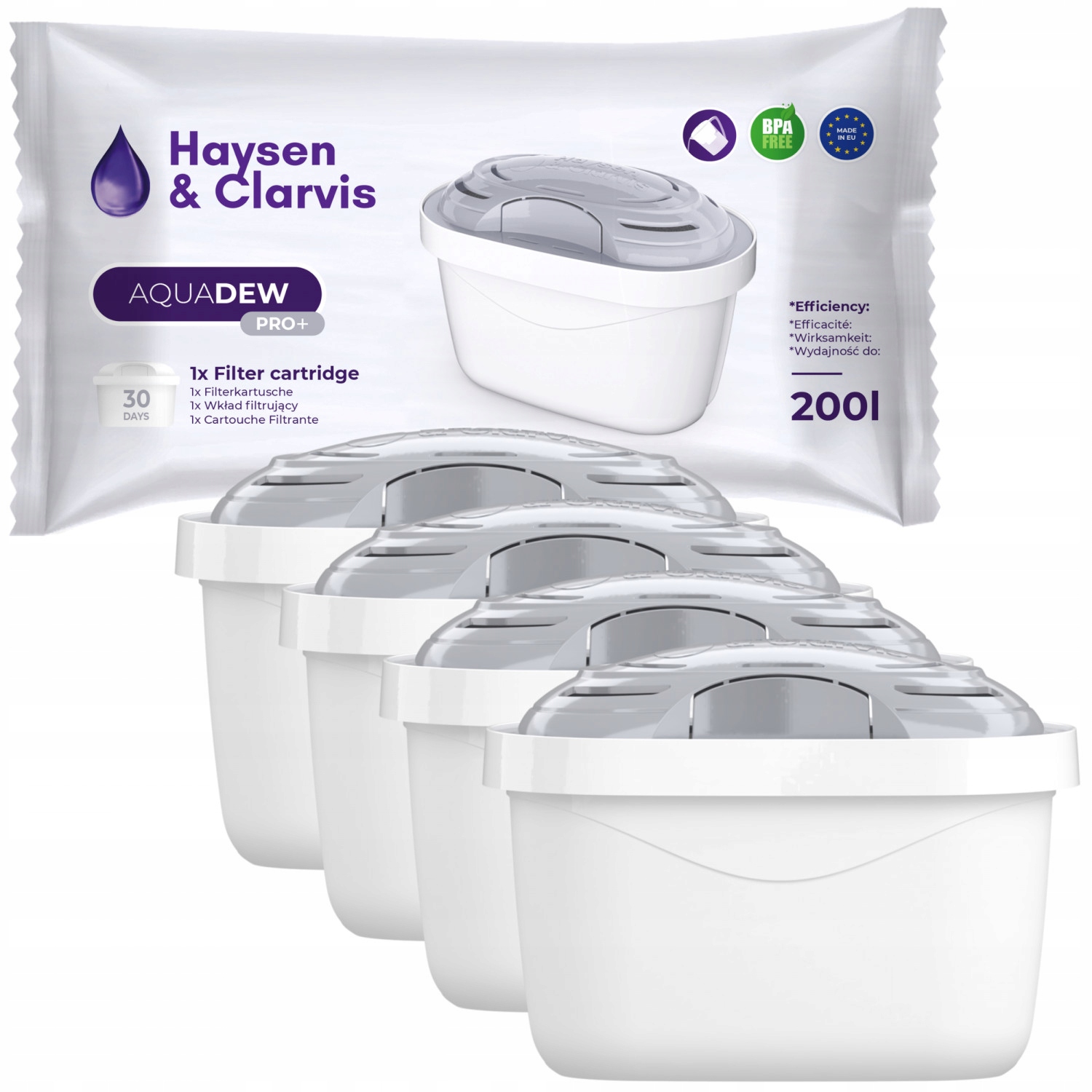 

4x Filtr Do Twardej Wody Do Brita Dafi Zamiennik