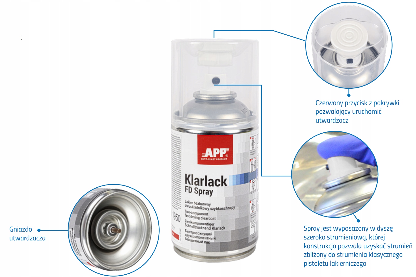 APP 2K KLARLACK FD lakier bezbarwny do lamp 250 ml Producent APP