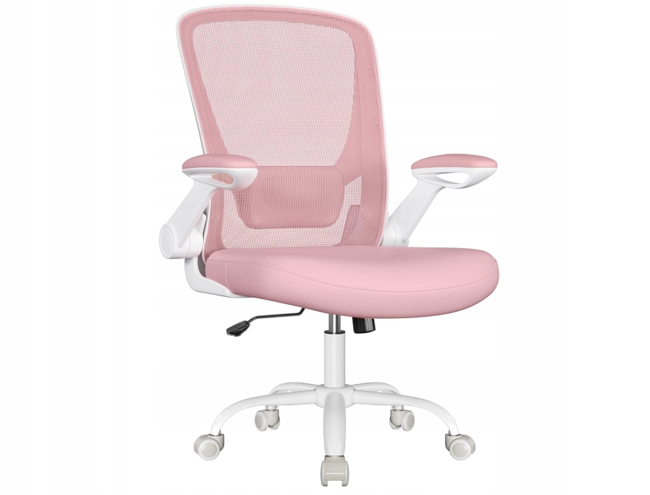 Songmics Ergonomiczne krzesło biurowe z tkaniny OBN037R01