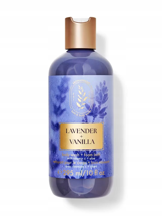 Bath & Body Works Gel do koupele s pěnou Lavender Vanilla 295 ml