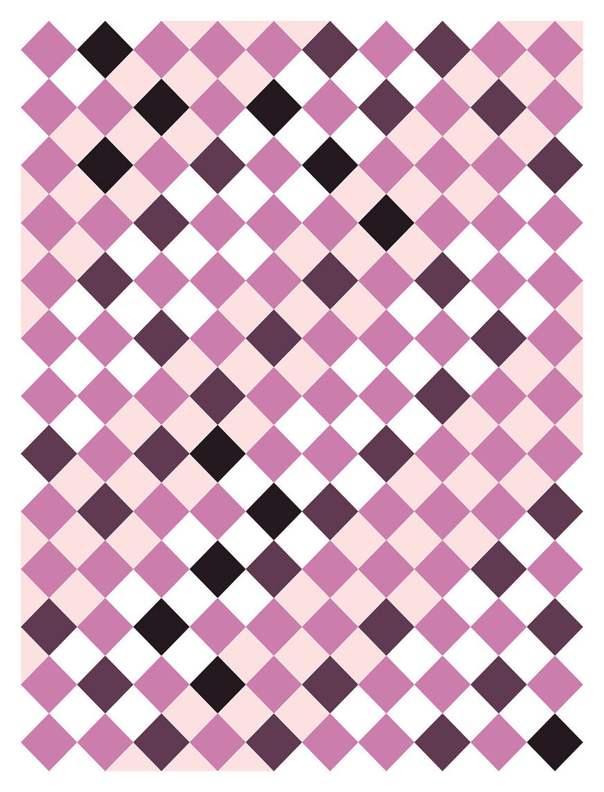 Fototapeta Fialové Romby Geometrie Abstrakce Vzor 206x275 lepidlo