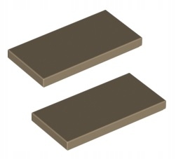

Lego płytka gładka 2x4 c.piaskowa 2 szt 87079 Nowa