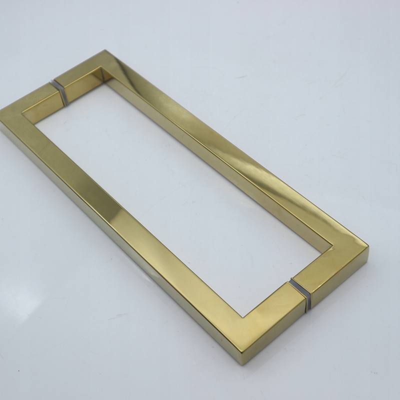 Złote Drzwi Prysznicowe Przesuwne 8mm D20 170cm Grubość szkła/szyby 8 mm