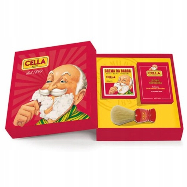 Cella Milano Sada na holení Mýdlo na holení Voda po holení Štětec