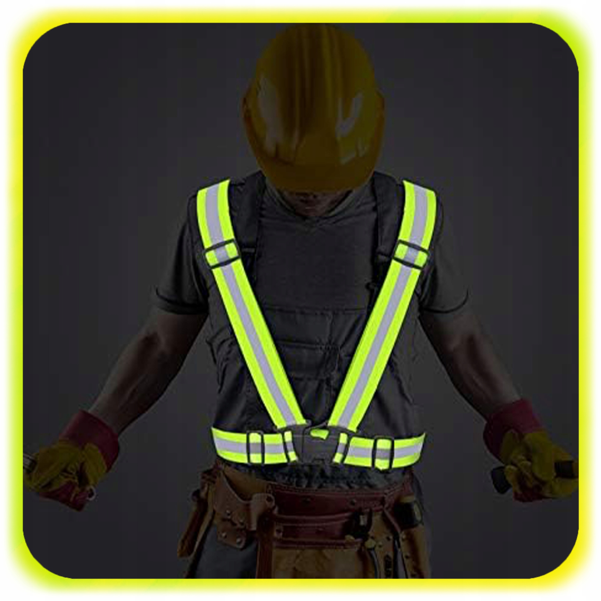 SZELKI ODBLASKOWE KAMIZELKA ODBLASKOWA Drogowa Rower Motor Bieganie MOCNE Marka inna