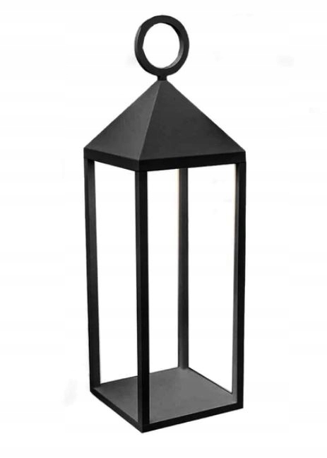 Lumisky Lampáš Led 14x14x47 cm čierny IP54 Nuna Black Usb