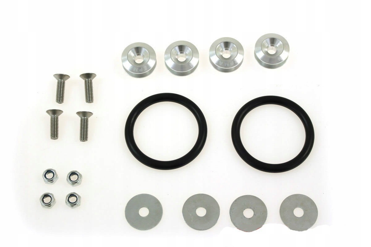 Epman Zapinki Uchwyty Zderzaka Klapy Quick Release Silver Srebrne