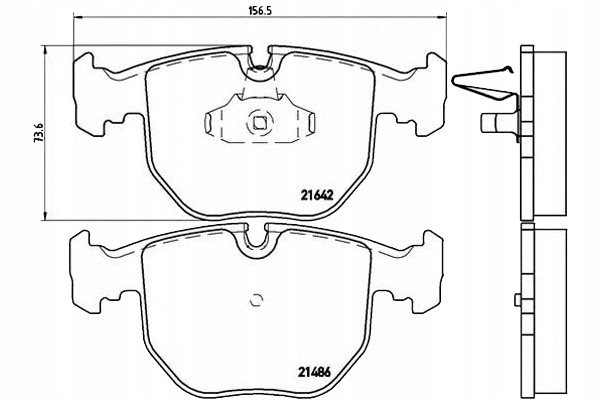 Brembo Brzdové Destičky Bmw 7 E38 94-01 740 Asistent řidiče #28