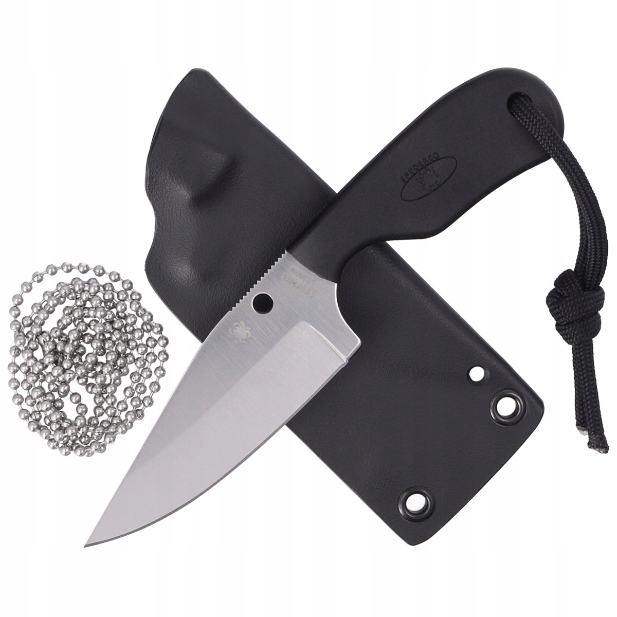 Nůž Spyderco Subway Bowie Black Frn, Satin Plain LC200N od firmy Fred Perrin