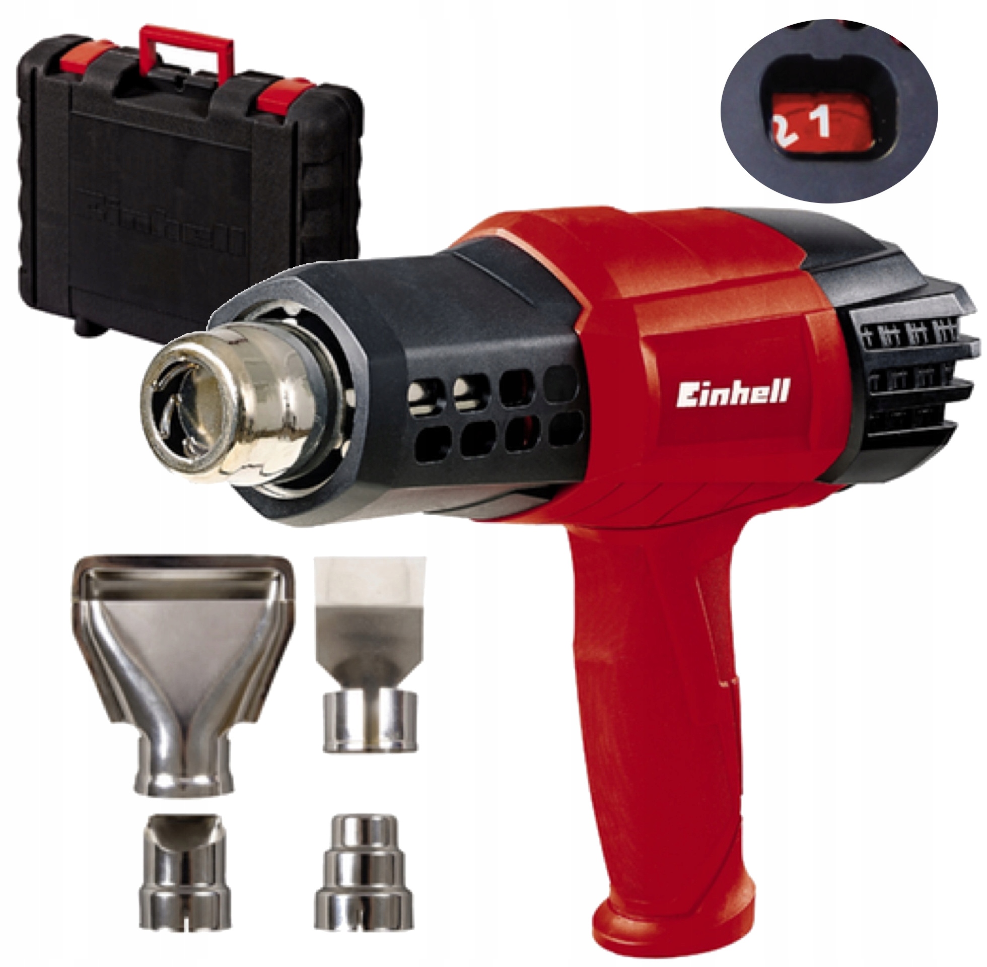 Einhell Horkovzdušná Pistole Elektrická Regulace Teploty Te-ha 2000 E 2000 W +akc