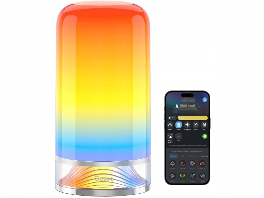 Govee Table Lamp 2 Smart Rgbw stolná lampa s Matter