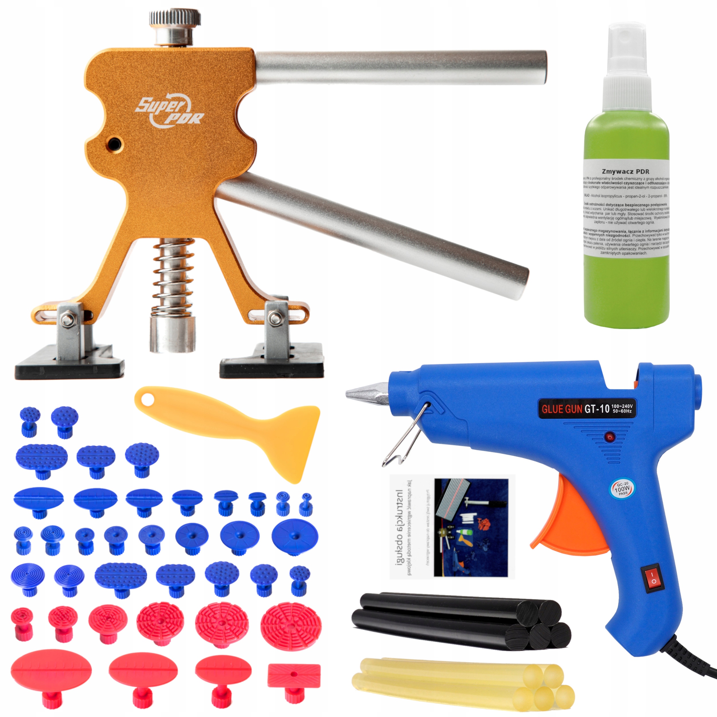 Usuwanie wgniecen PULLER PDR pistolet zmywacz