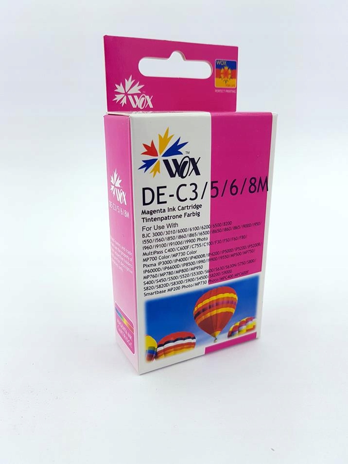 Tusz Wox Magenta Canon BCI3EM BCI6EM zamiennik 4481A002