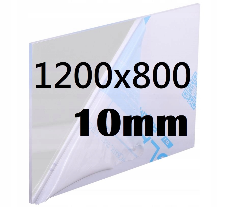 Plexi Plexi Plexi Plexa na míru 120 cm x 80 cm x 10 mm