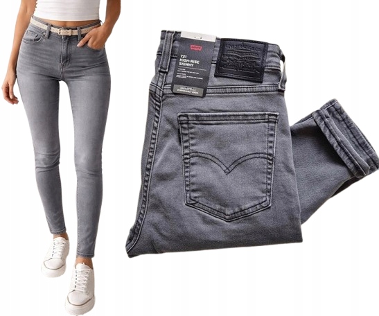 úzké nohavice Levi`s 721 High Rise Skinny W27 L30 Premium