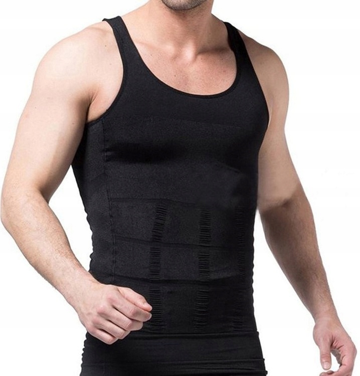 KOSZULKA MĘSKA WYSZCZUPLAJĄCA PODKOSZULKA SLIM FIT PODKOSZULEK MĘSKI M Zestaw nie