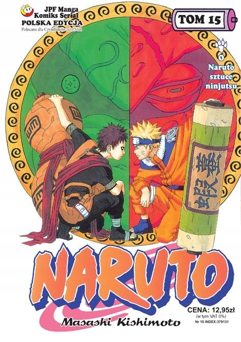 NARUTO #15 - MANGA - NOWY