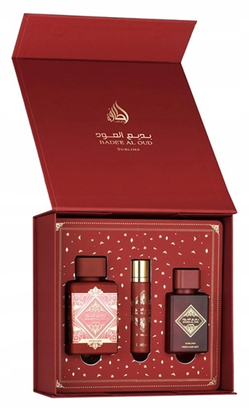 Sada Lattafa Bade`e Al Oud Sublime Edp 100 ml 12 ml Edp Hair Mist 50 ml