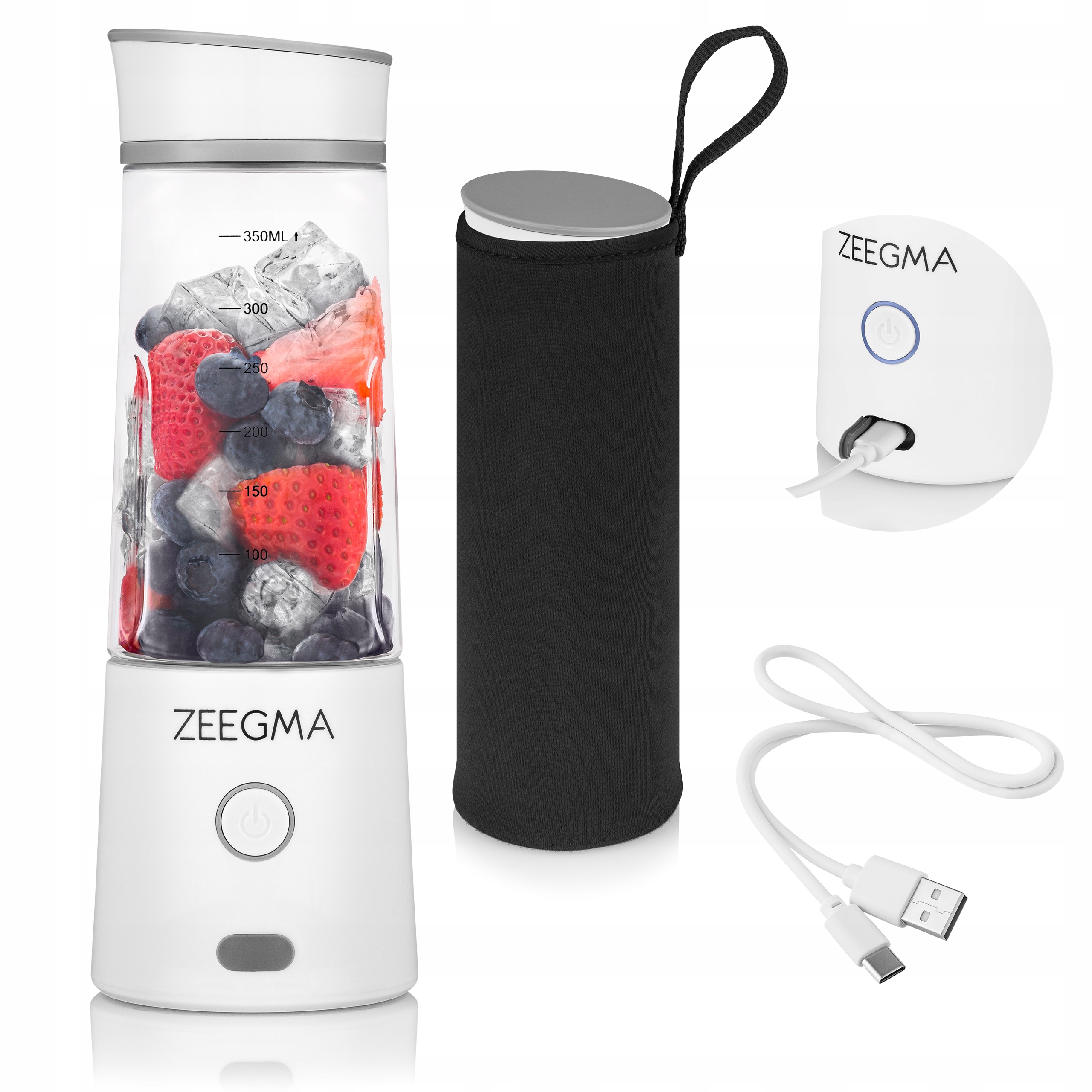 

Blender przenośny turystyczny MOCNY300W Usb Zeegma