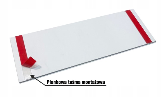 Tabliczka z taśmą OP-35 - PRZEJŚCIE SŁUŻBOWE Marka Davart Druk wielkoformatowy