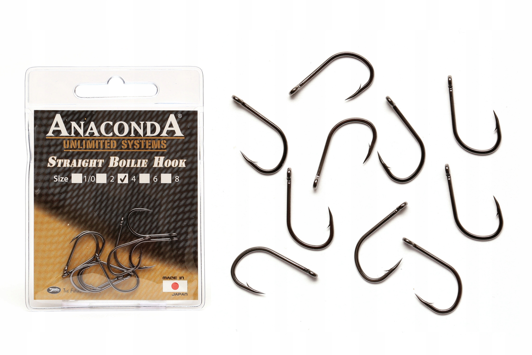 Haczyki Anaconda Straight Boilie Hook