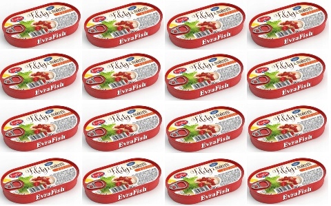 Levně 16 x 170 g Evrafish Filé z makrely v omáčce lečo Karton