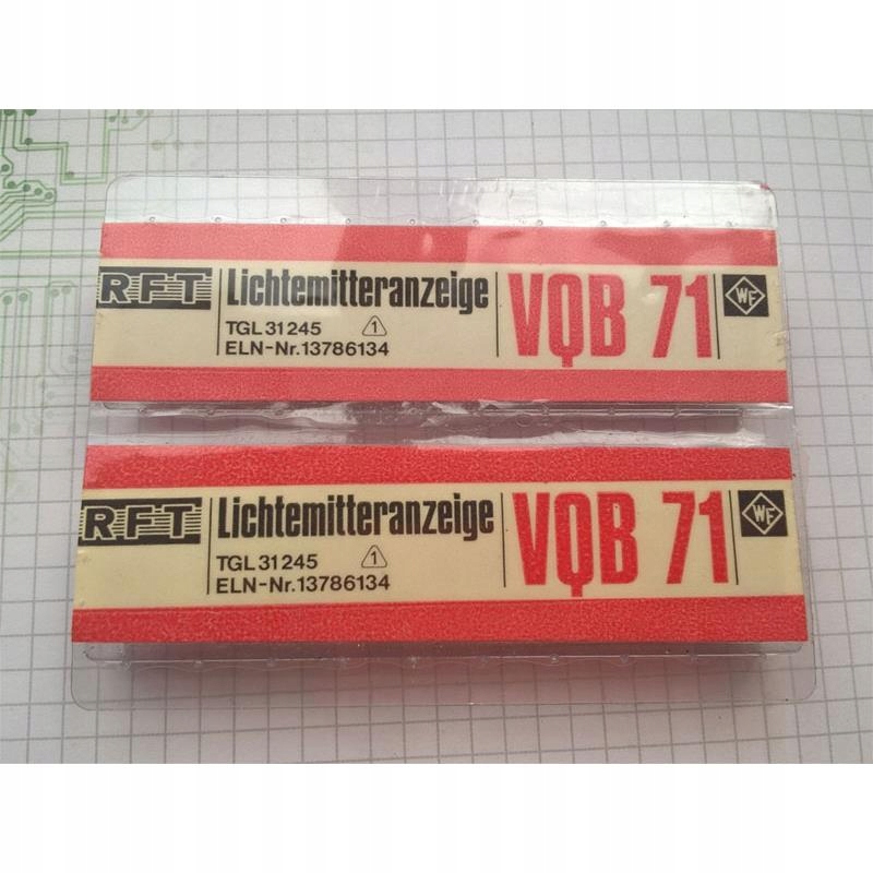 

Wyświetlacz Led 7-segment 8. 7mm Red Ca VQB71 x20
