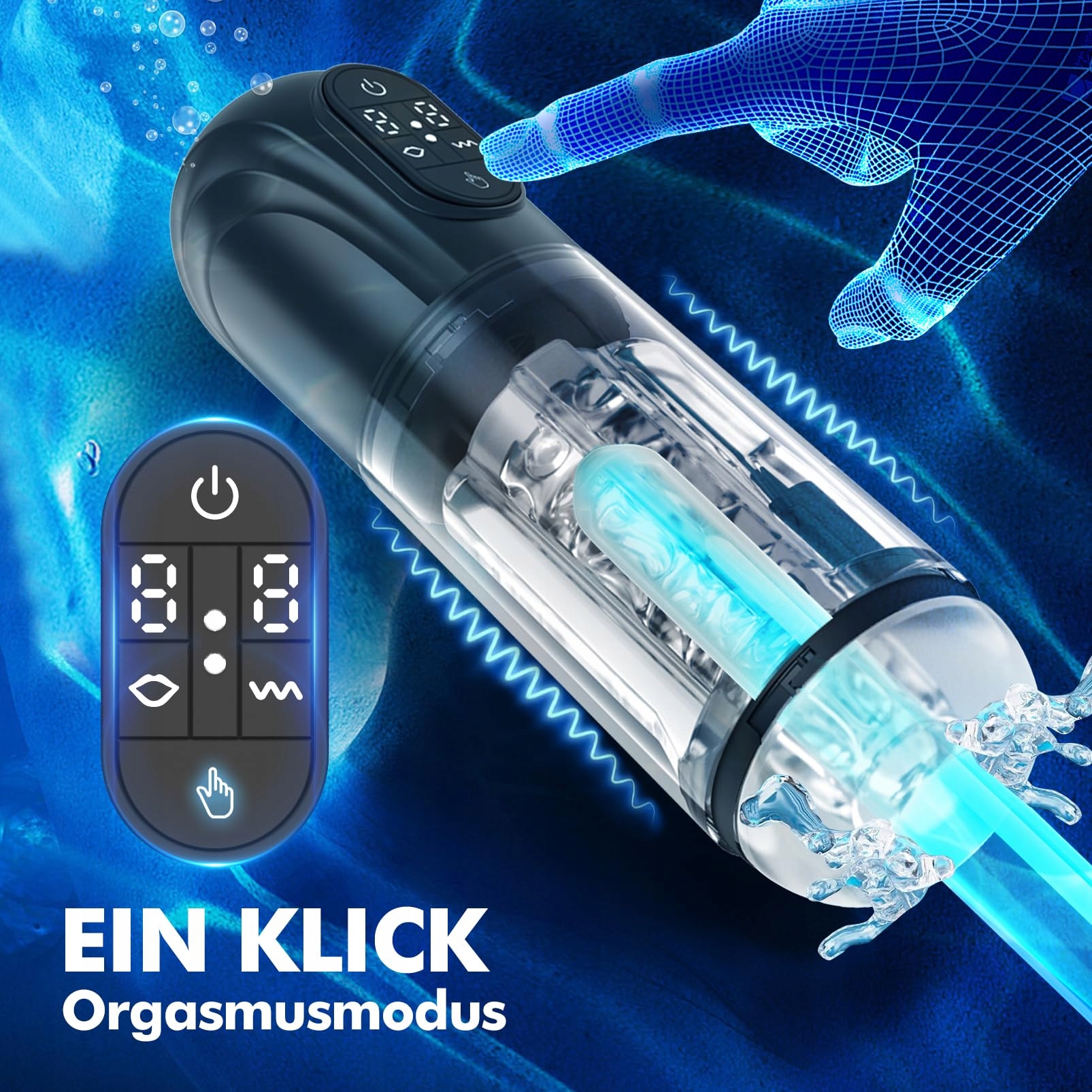 AUTOMATISCHER Saug Masturbator Dla Mężczyzn Elektryczny Stymulator — miniatura 3