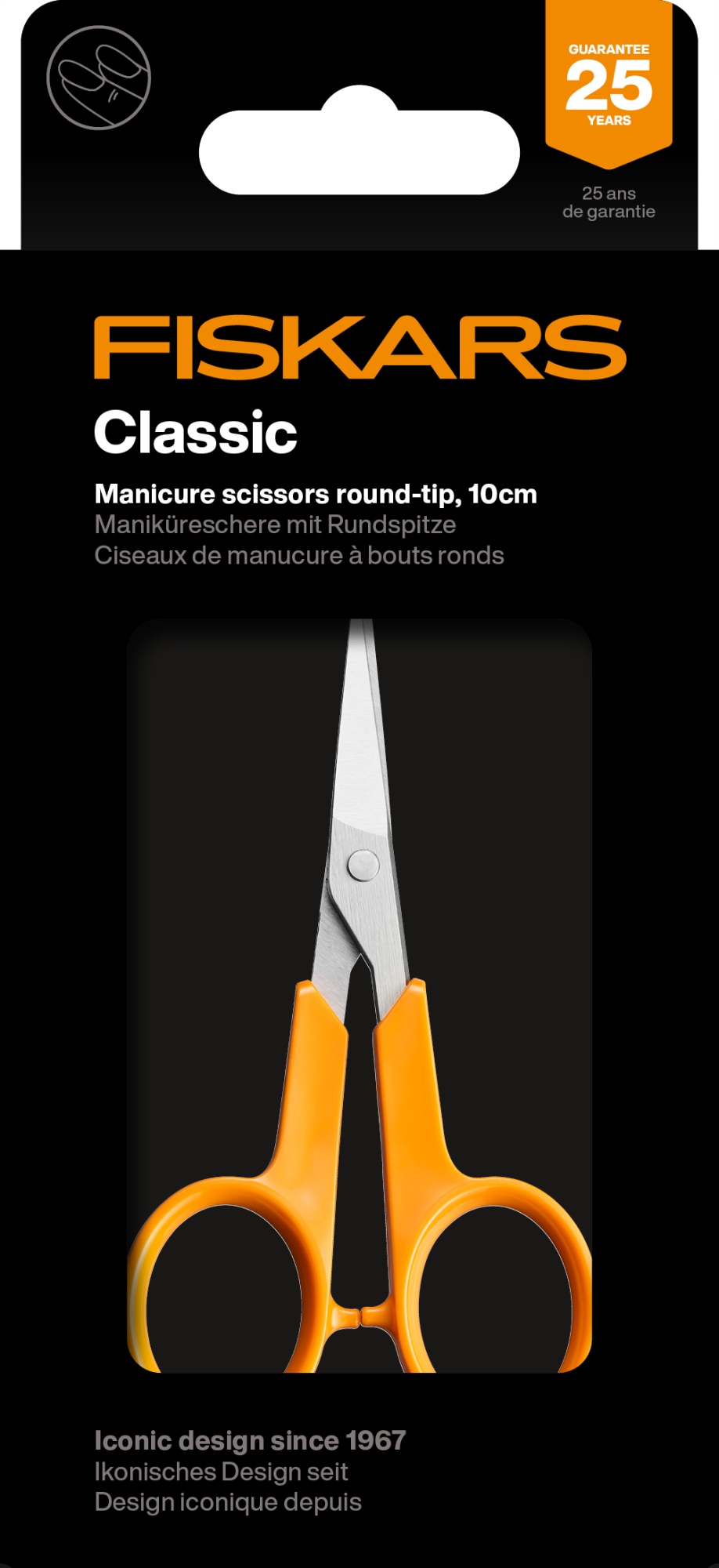 Fiskars Classic Nůžky na nehty 10 cm nerezová ocel (6 gen 1 ks