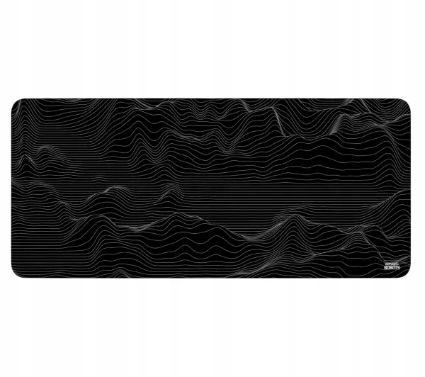Podkładka pod mysz Humans+Robots 13C Pulsating Isobars 90 x 40cm Czarna
