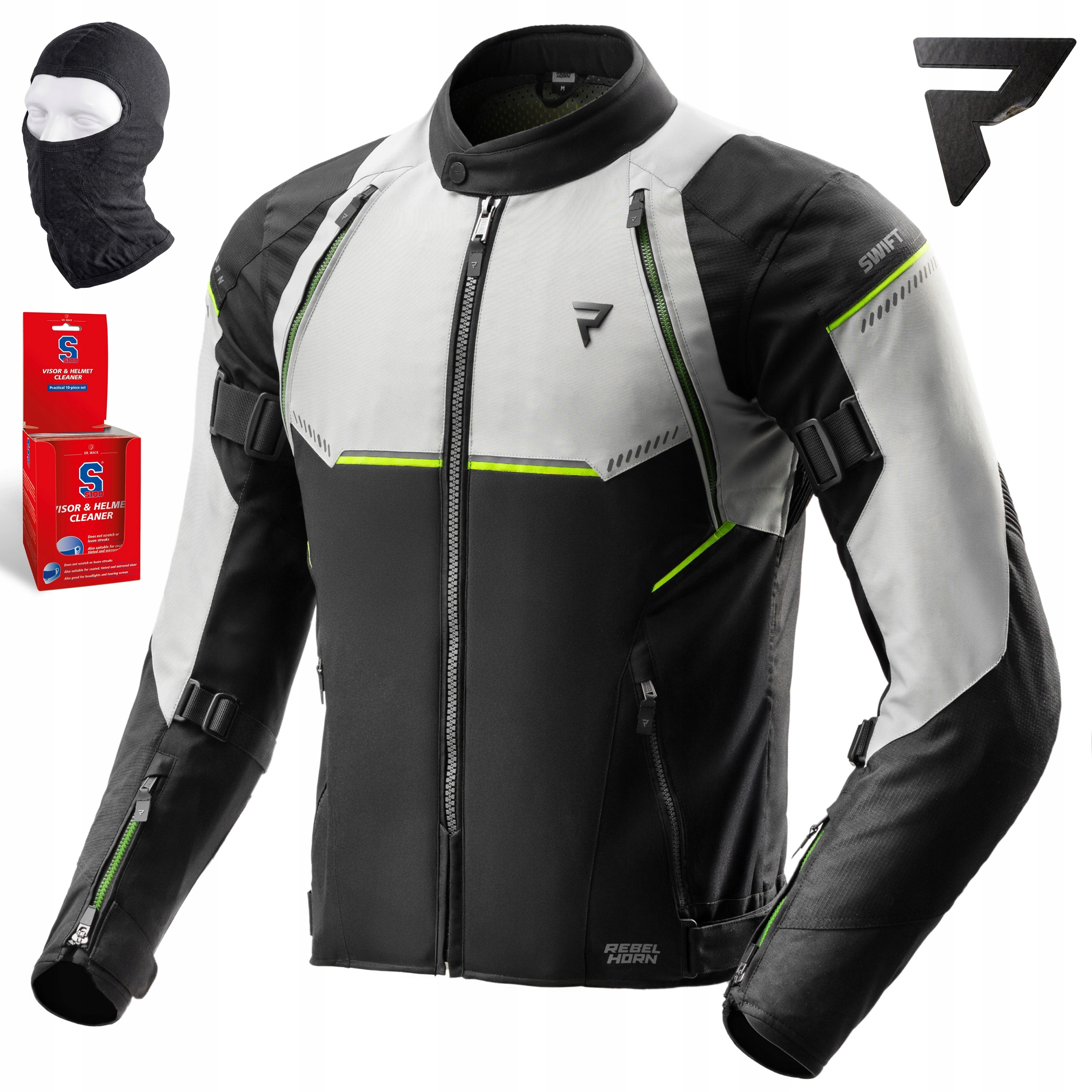 Motocyklová bunda Rebelhorn Swift 3v1 membrána Level 2 celoročná