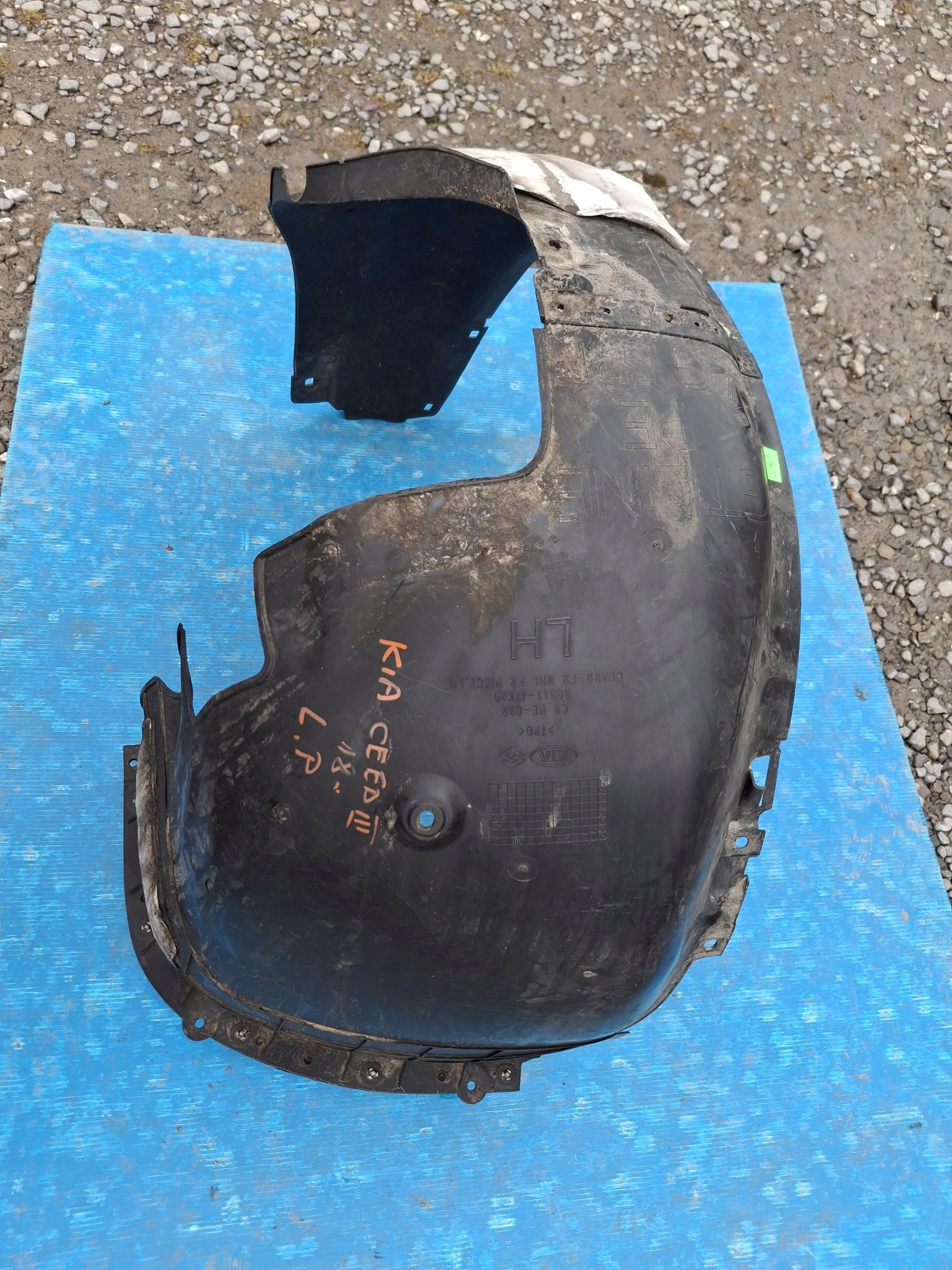 mudguard left front KIA CEED III LIFT GT 2021R->