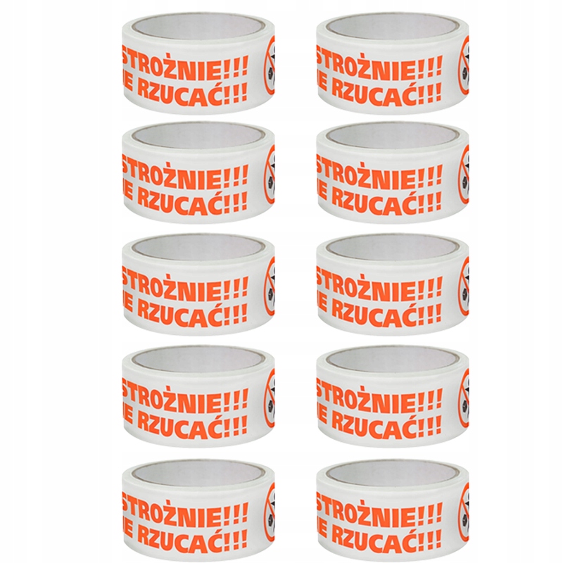 

Taśma Pakowa Klejąca Ostrzegawcza Nie Rzucać!
