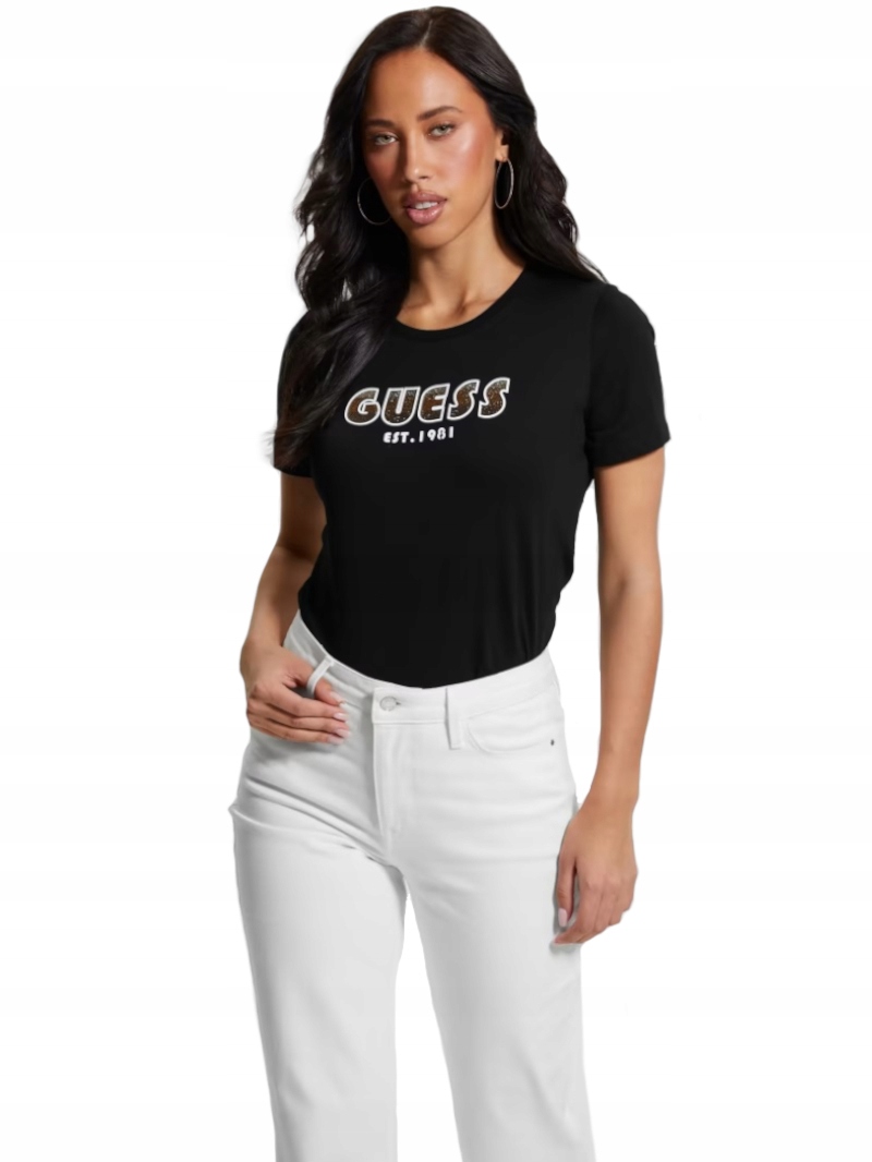 Guess Dámské Tričko Tričko Halenka Černá S