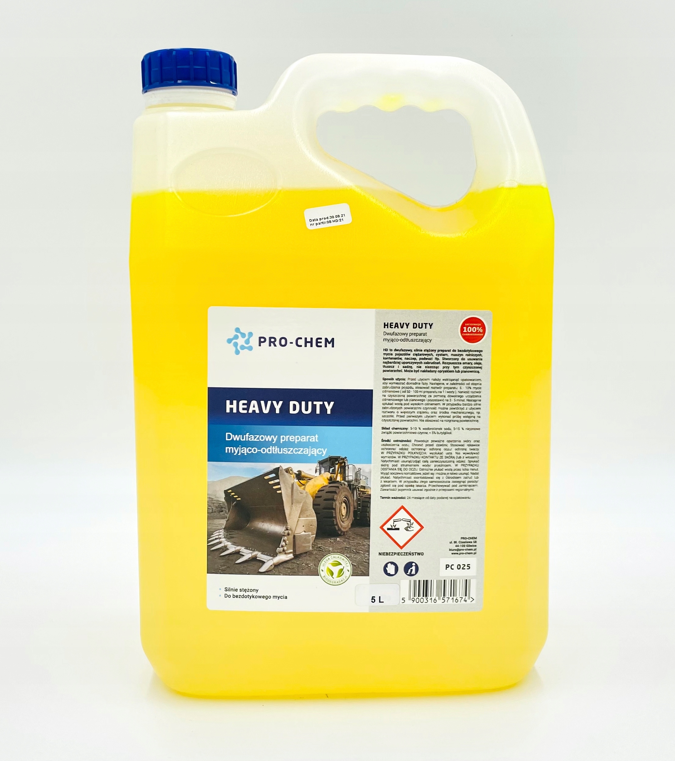 

Heavy Duty Preparat Myjąco-Odtłuszczający 5l