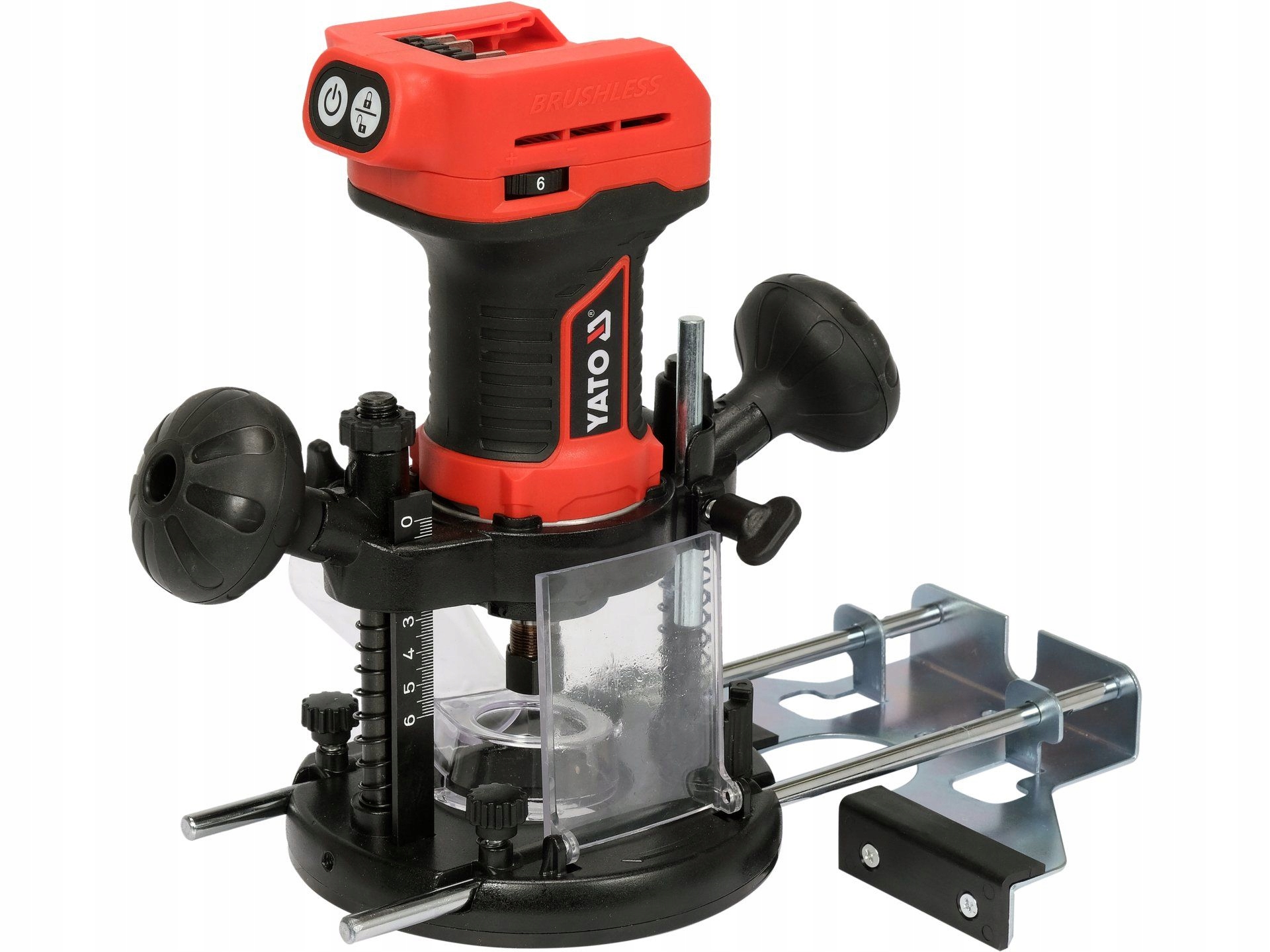 YATO 18V FREZARKA 3W1 (BL;6/8MM;BEZ BATERII)