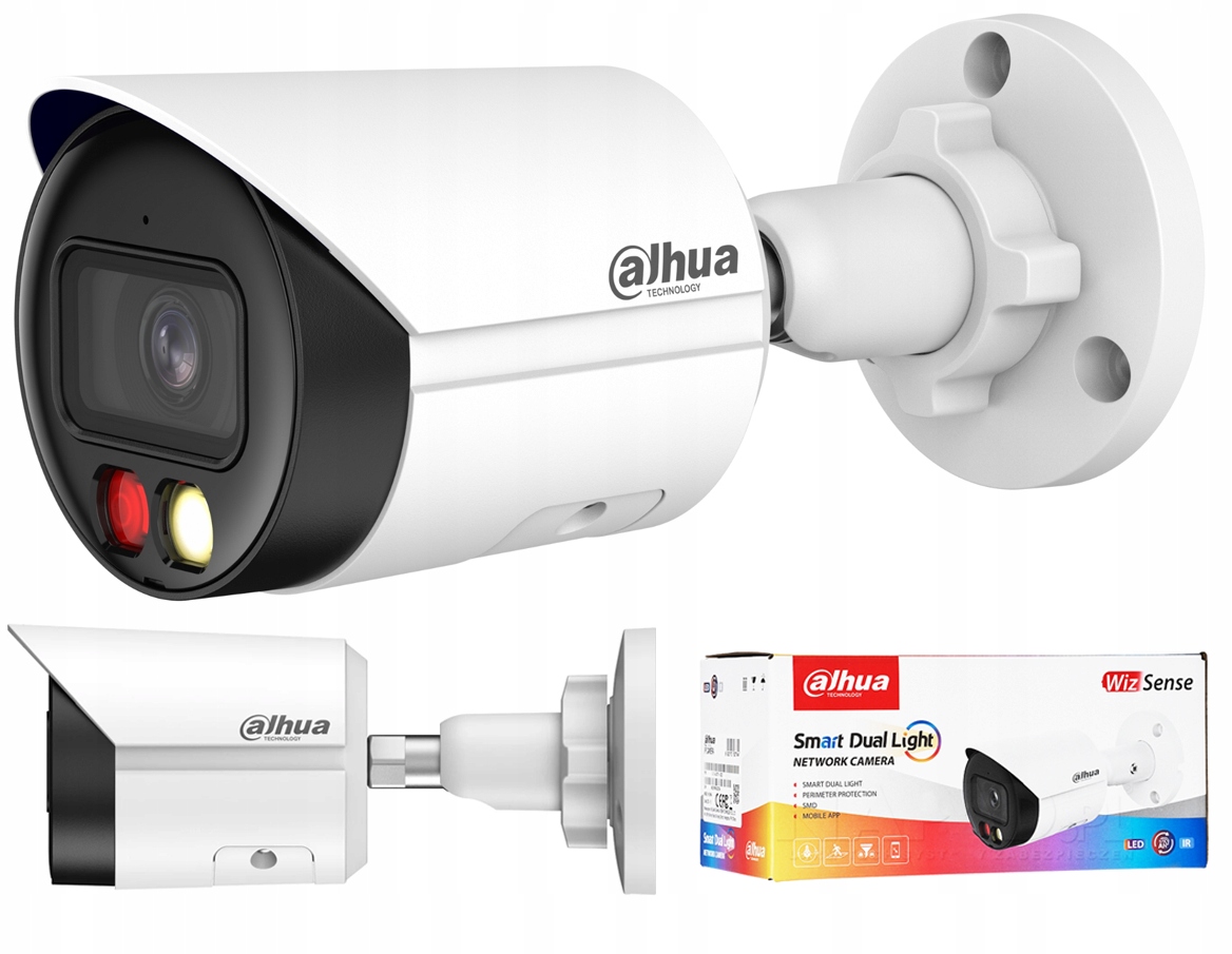 Ip kamera 8MPx IPC-HFW2849S-S-IL-0280B Dahua PoE Smart Dual Light 30m