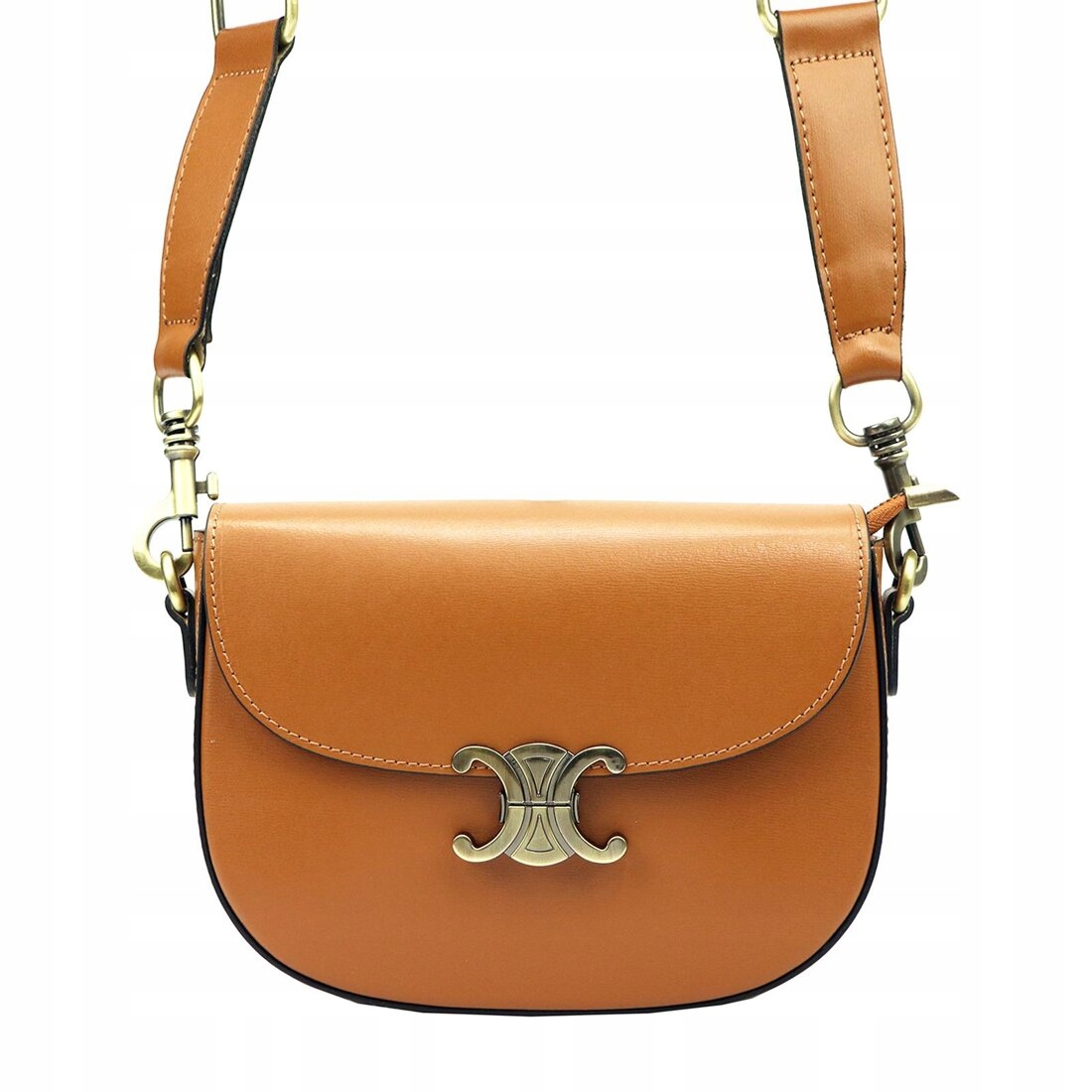 Kabelka Přes Rameno kabelka Luka Camel Kožená Malá Luka 20-047