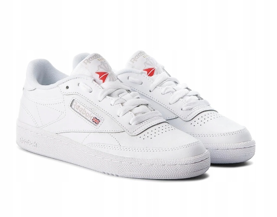 Reebok Sportovní Boty Bílé Šněrovací Kožené 40,5 3P6G8* Pozadí