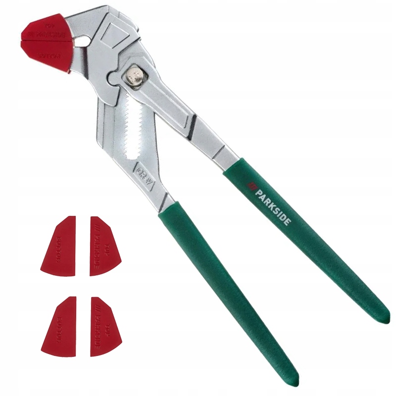 Stavitelný Klíč 2V1 Parkside 250 MM 12-52 MM 4 Nástavce