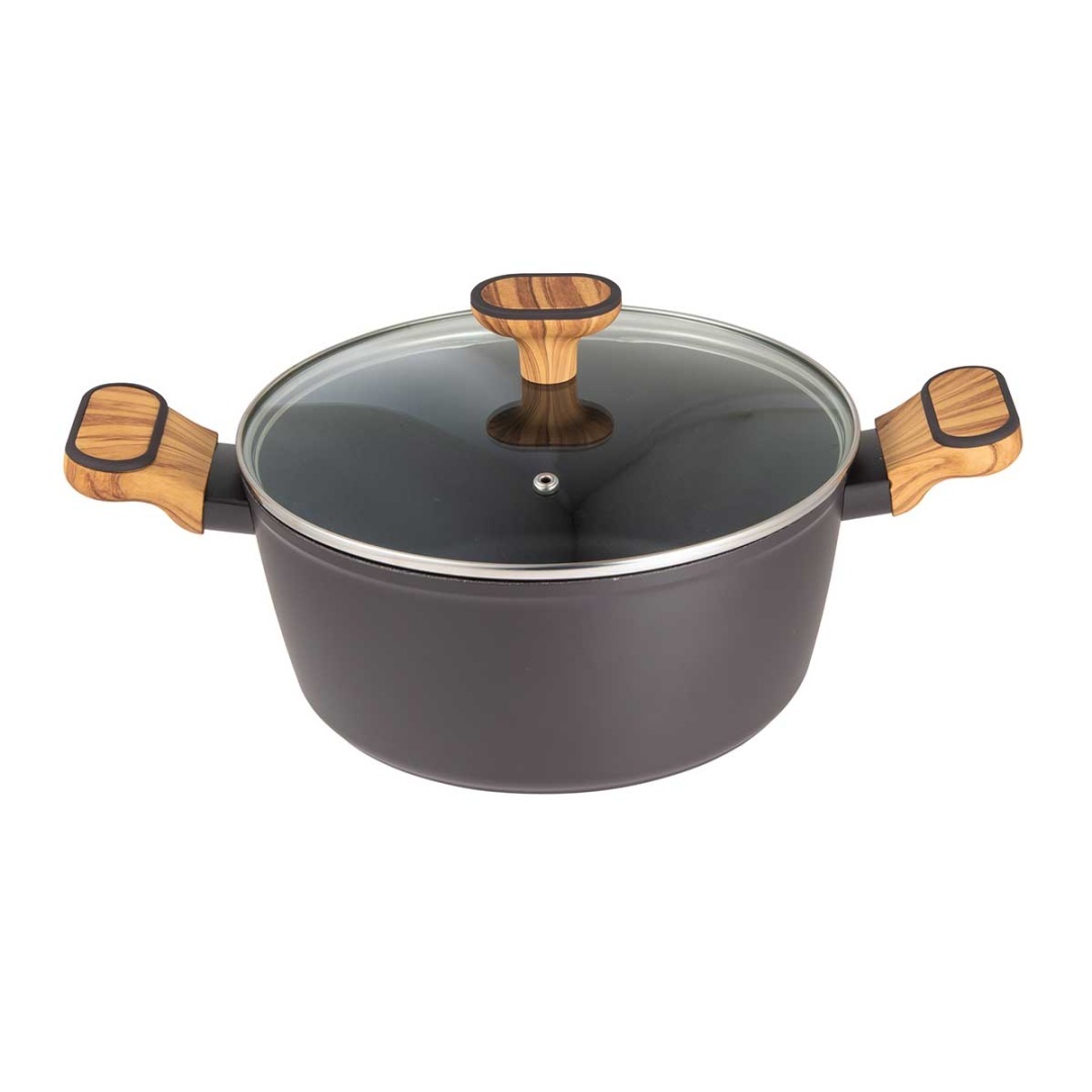 Hrniec Multiclad 24 cm S Pokrievkou Bergner BG-56037 Charcoal