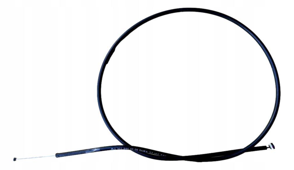 MERCEDES C-KLASA W203 Linka otwierania maski tylna OE