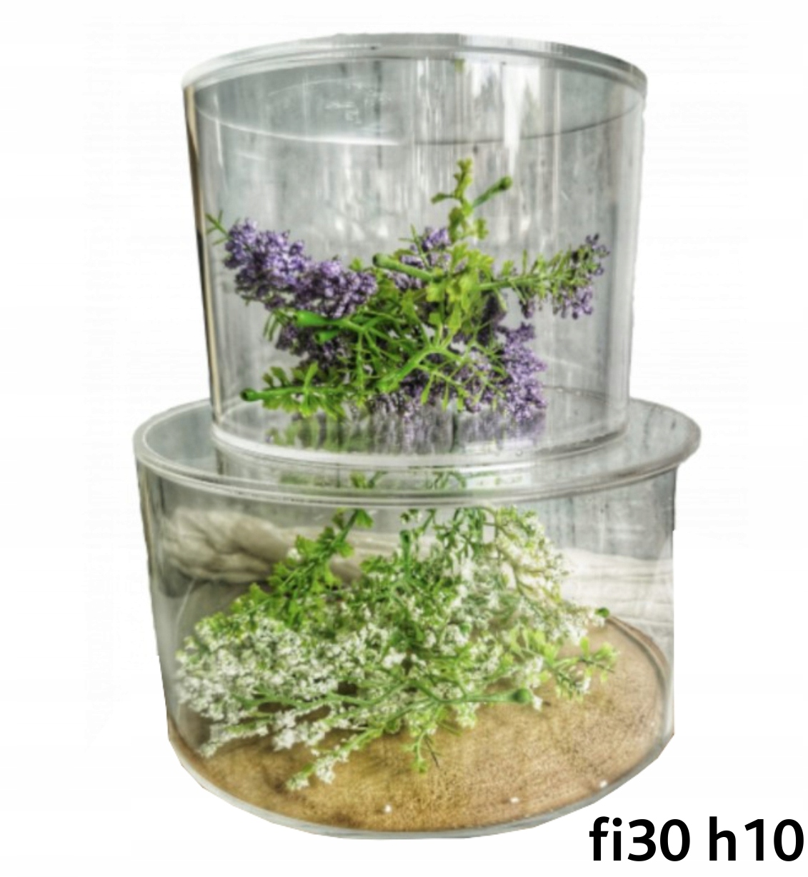 Levně Kulatý oddělovač na dort, prázdné patro fi30 h10