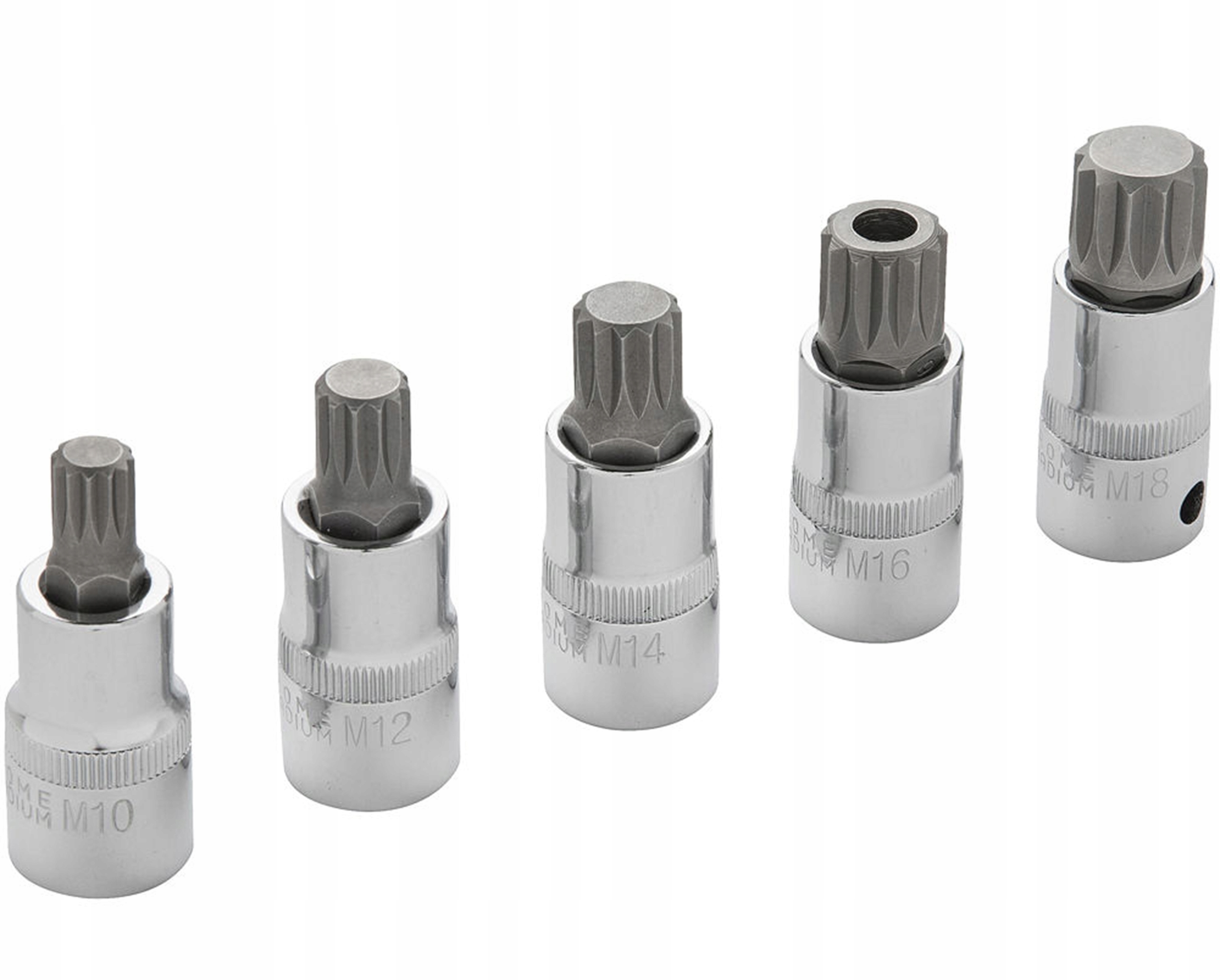 Klucze Nasadowe Spline M10 M12 M14 M16 M18 Piasta Korki Oleju Vw Xzn 5EL1/2
