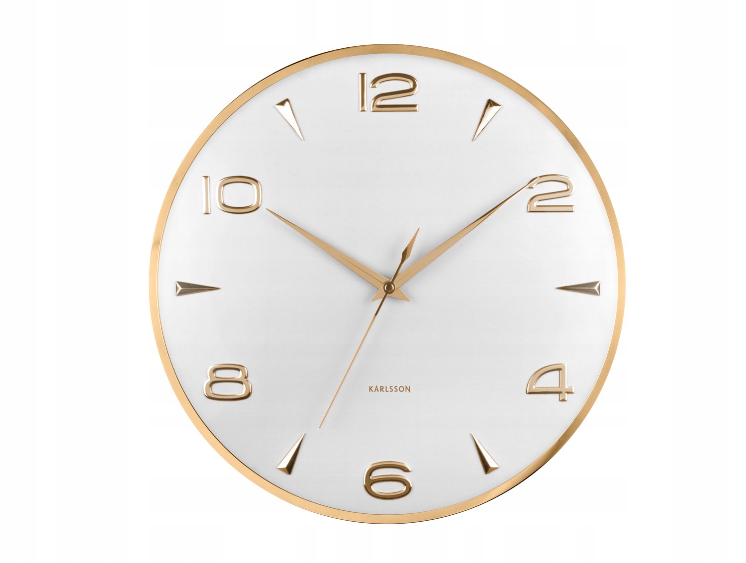 Nástenné hodiny Karlsson KA6017WH, 41cm
