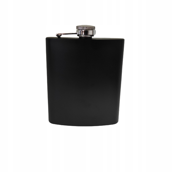 

Metalowa piersiówka 240 ml matowa czarna 6-3062