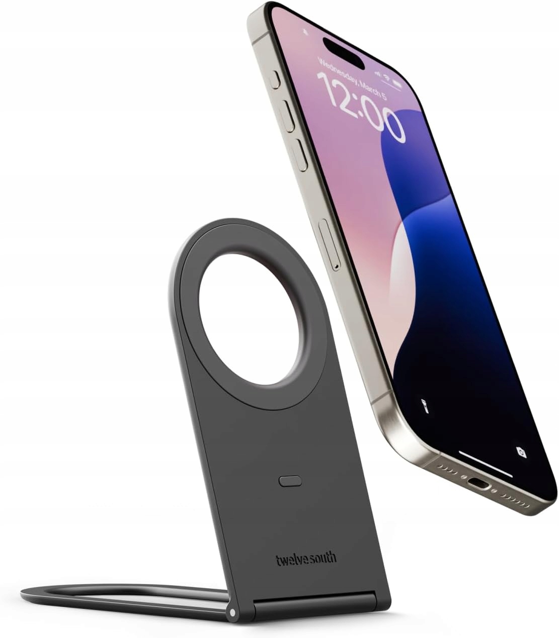 Twelve South Curve Nano podstawka stojak stand na biurko MagSafe do iPhone