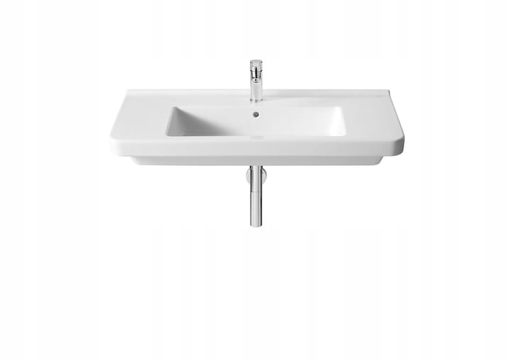 Umywalka ścienna prostokątna 100 x 46cm Roca Dama-N biała ceramiczna A32778