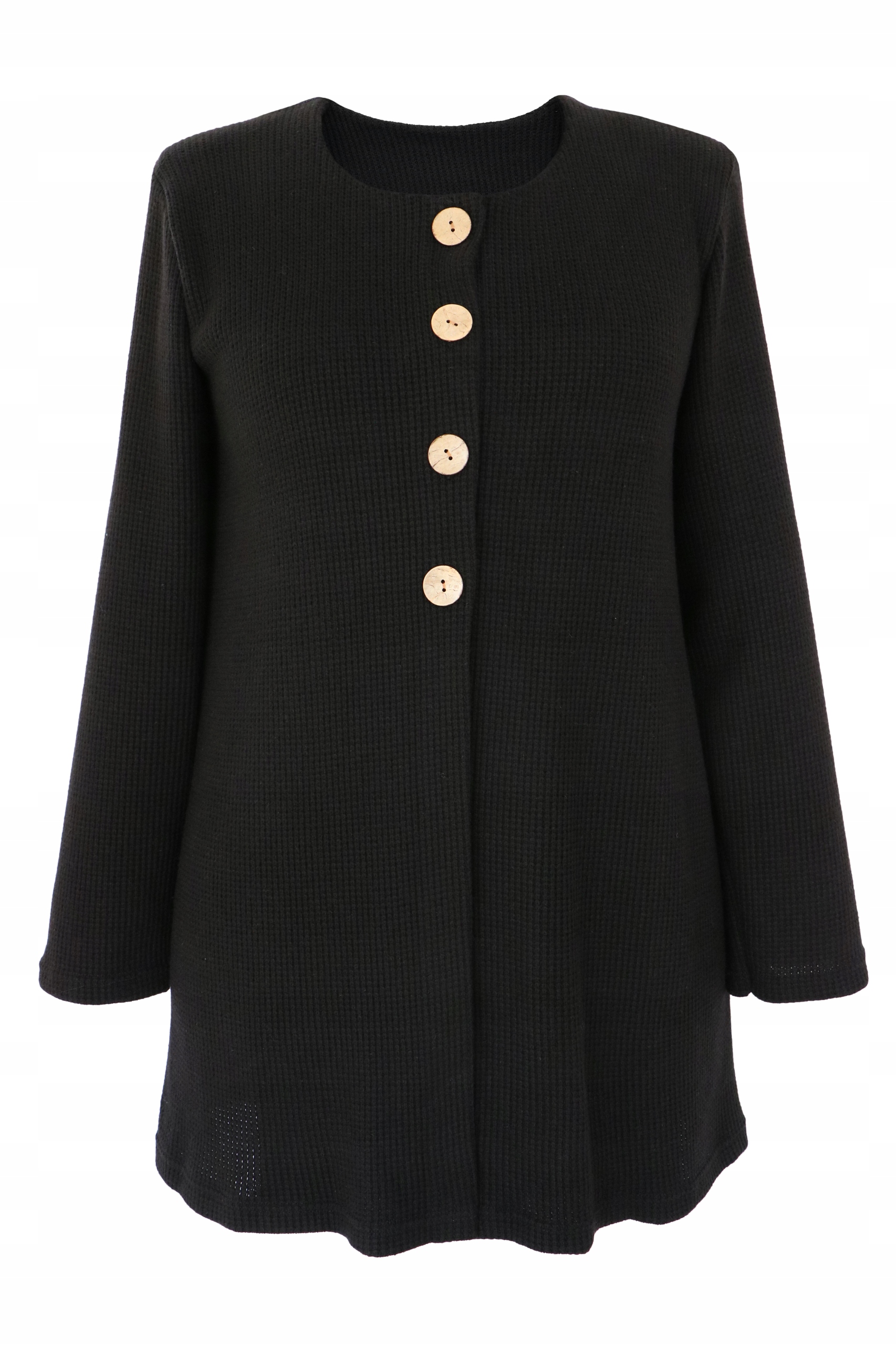 

Sweter klasyczny rozpinany czarny 3XL 54 56